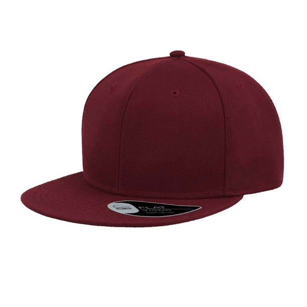 Бейсболка "SNAP BACK", бордовый, 100% п/э,100% х/б, 400 гр/м2, пластик. застежка (Изображение 1)