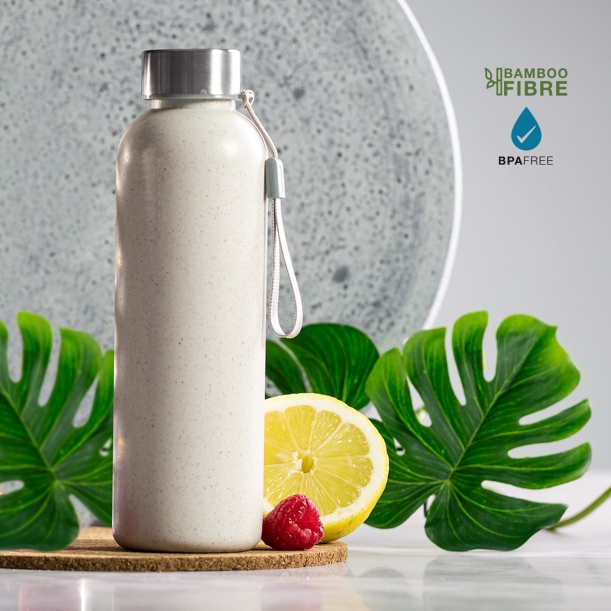 Бутылка для воды "Natural" 600 мл (натуральный) (Изображение 4)