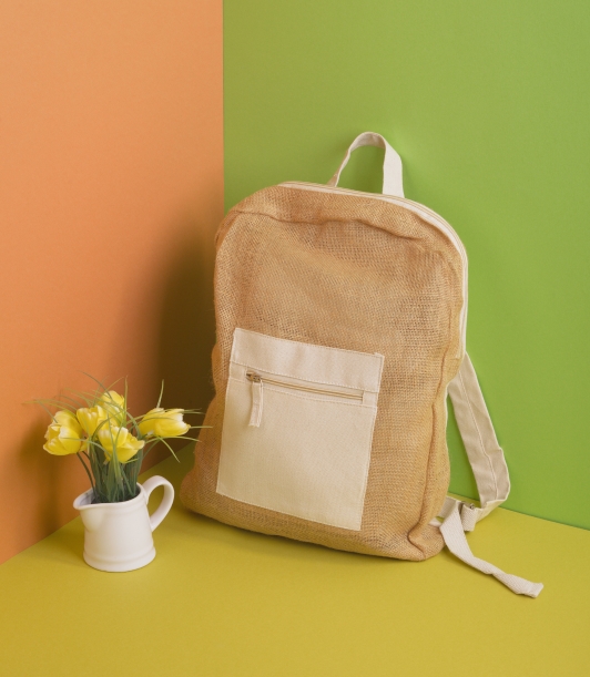 Рюкзак "Jute classic" (натуральный) (Изображение 2)