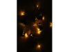 Елочная гирлянда с лампочками Новогодняя цветная + деревянная коробка с наполнителем-стружкой Ларь (Изображение 4)