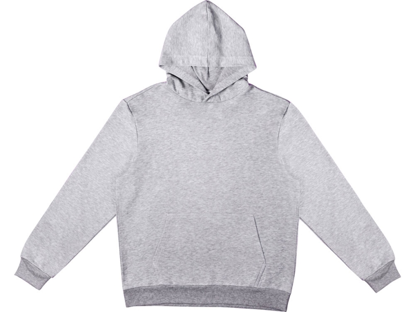 Толстовка с капюшоном Monaco унисекс (светлый меланж) 2XL (Изображение 8)