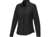 Рубашка Pollux женская с длинным рукавом (черный) 4XL (Изображение 1)
