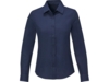 Рубашка Pollux женская с длинным рукавом (темно-синий) 4XL (Изображение 4)