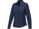 Рубашка Pollux женская с длинным рукавом (темно-синий) 4XL