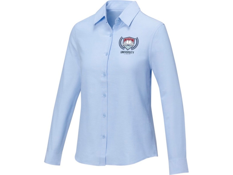 Рубашка Pollux женская с длинным рукавом (синий) 2XL (Изображение 7)