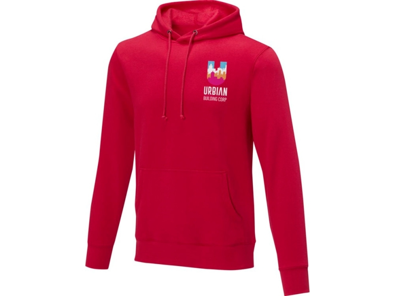 Толстовка с капюшоном Charon мужская (красный) XL (Изображение 10)