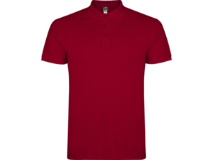 Рубашка поло Star мужская (бордовый) 3XL