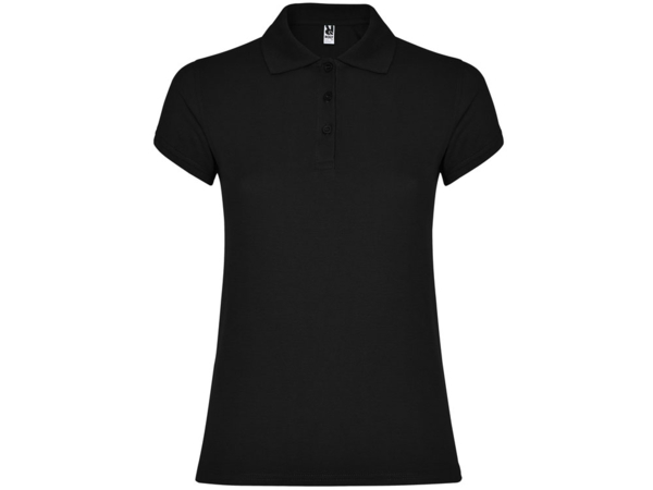 Рубашка поло Star женская (черный) XL