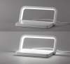 Лампа складная "Smart Light" с беспроводным (10W) зарядным устройством и подставкой для смартфона (белый) (Изображение 6)