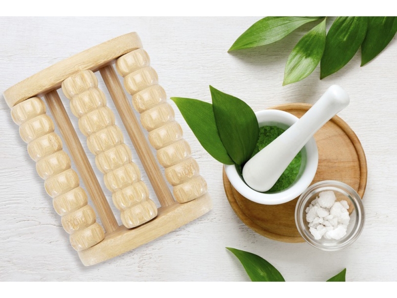 Бамбуковый массажер для стоп Venis, natural (Изображение 5)