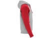 Толстовка с капюшоном Badet мужская (красный/серый меланж) XS (Изображение 4)