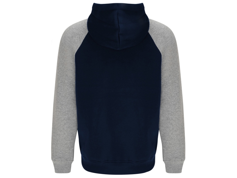 Толстовка с капюшоном Badet мужская (navy/серый меланж) 3XL (Изображение 2)