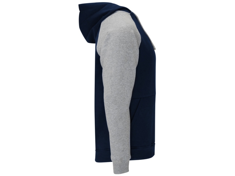 Толстовка с капюшоном Badet мужская (navy/серый меланж) 3XL (Изображение 4)