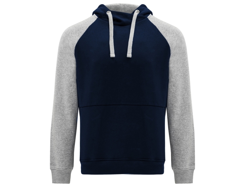 Толстовка с капюшоном Badet мужская (navy/серый меланж) M (Изображение 1)