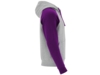Толстовка с капюшоном Badet мужская (фиолетовый/серый меланж) 3XL (Изображение 4)