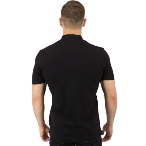 Рубашка поло Rock, мужская (черная, 2XL) (Изображение 2)