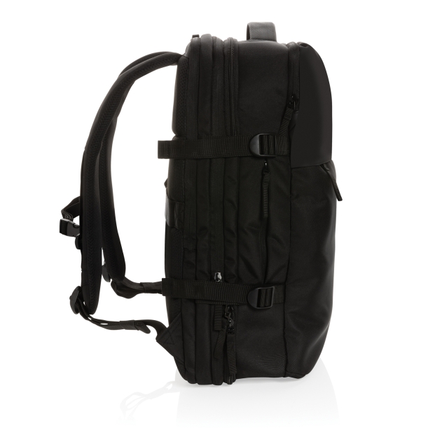 Рюкзак для путешествий Swiss Peak из rPET AWARE™ с регулируемым объемом, 15.6" (Изображение 7)