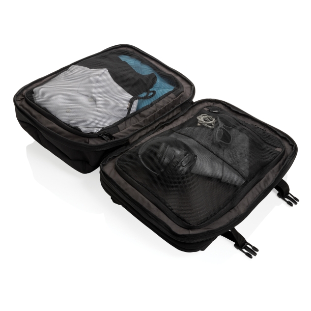 Рюкзак для путешествий Swiss Peak из rPET AWARE™ с регулируемым объемом, 15.6" (Изображение 14)