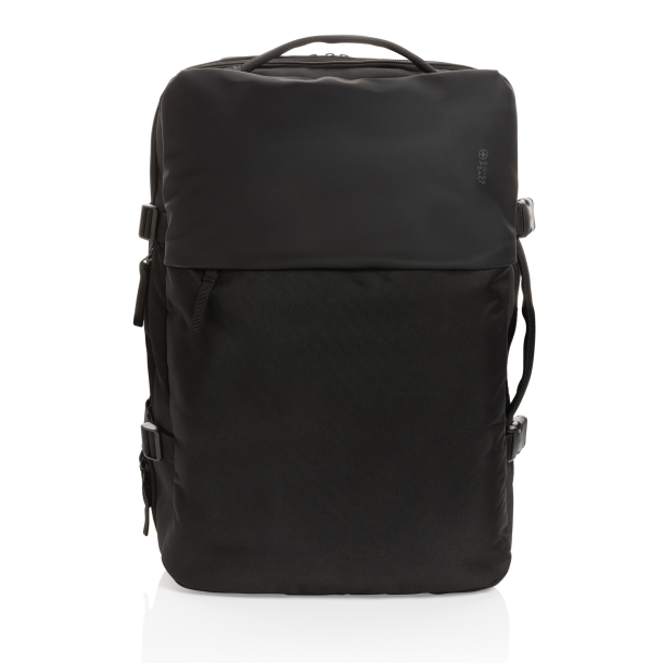 Рюкзак для путешествий Swiss Peak из rPET AWARE™ с регулируемым объемом, 15.6" (Изображение 6)
