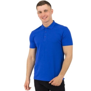 Рубашка поло Rock, мужская (синяя, M)