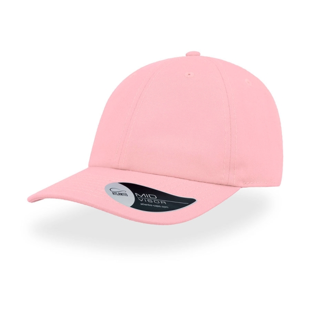Бейсболка "DAD HAT", 6 клиньев, металлическая застежка, розовый, 100% хлопок, 280 г/м2 (Изображение 1)