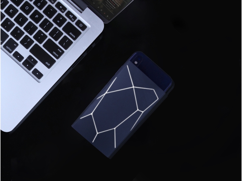 Портативное беспроводное зарядное устройство Geo Wireless, 5000 mAh, черный (Изображение 5)
