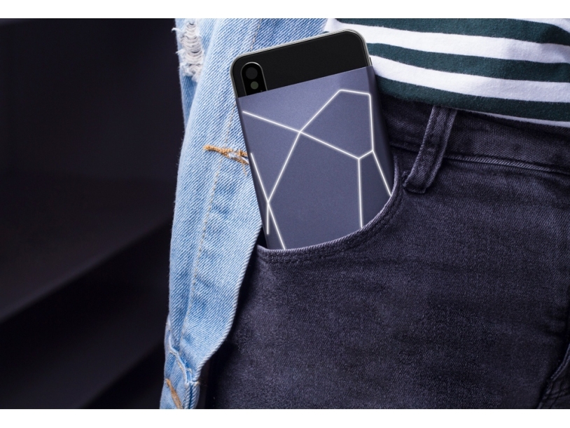 Портативное беспроводное зарядное устройство Geo Wireless, 5000 mAh, черный (Изображение 6)