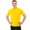 Рубашка поло Rock, мужская (желтая, S) (Изображение 1)