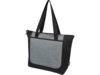 Двухцветная эко-сумка Reclaim на молнии объемом 15 л, изготовленная из переработанных материалов по стандарту GRS, серый яркий (Изображение 1)
