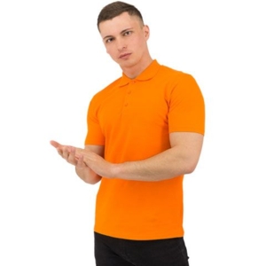 Рубашка поло Rock, мужская (оранжевая, S)