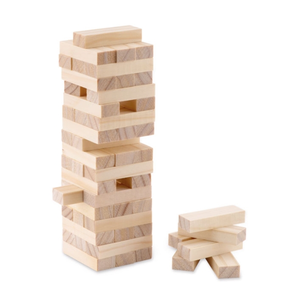 Игра башня в хлопковом чехле (древесный) (Изображение 6)