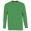 Футболка мужская с длинным рукавом Monarch 150, ярко-зеленая, размер XL