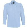 Рубашка мужская с длинным рукавом Boston голубая, размер S (Изображение 1)