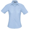 Рубашка женская с коротким рукавом ELITE голубая, размер XS  (Изображение 1)