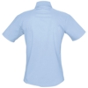 Рубашка женская с коротким рукавом ELITE голубая, размер XS  (Изображение 2)