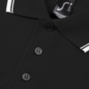 Рубашка поло мужская с контрастной отделкой Practice 270 черная, размер S (Изображение 3)
