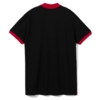 Рубашка поло Prince 190 черная с красным, размер XS (Изображение 2)
