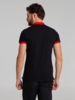 Рубашка поло Prince 190 черная с красным, размер XS (Изображение 6)
