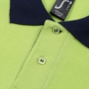 Рубашка поло Prince 190 зеленое яблоко с темно-синим, размер S (Изображение 3)