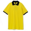 Рубашка поло Prince 190, желтая с темно-синим, размер M (Изображение 1)