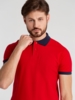 Рубашка поло Prince 190, красная с темно-синим, размер S (Изображение 5)