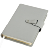 Ежедневник-портфолио Passage, серый, обложка soft touch, недатированный кремовый блок, подарочная коробка (Изображение 4)