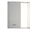 Ежедневник-портфолио Passage, серый, обложка soft touch, недатированный кремовый блок, подарочная коробка (Изображение 7)