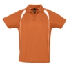 Спортивная рубашка поло Palladium 140 оранжевая с белым (Изображение 1)