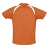 Спортивная рубашка поло Palladium 140 оранжевая с белым (Изображение 2)