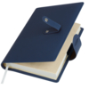 Ежедневник-портфолио Passage, синий, обложка soft touch, недатированный кремовый блок, подарочная коробка (Изображение 1)
