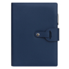 Ежедневник-портфолио Passage, синий, обложка soft touch, недатированный кремовый блок, подарочная коробка (Изображение 5)