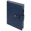 Ежедневник-портфолио Passage, синий, обложка soft touch, недатированный кремовый блок, подарочная коробка (Изображение 6)