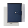 Ежедневник-портфолио Passage, синий, обложка soft touch, недатированный кремовый блок, подарочная коробка (Изображение 8)