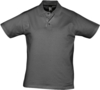 Рубашка поло мужская Prescott men 170 темно-серая, размер S (Изображение 1)